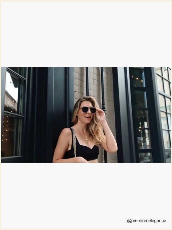 Retro Oversized Square Polarized Sunglasses for Women Men Classic Shades main image 4